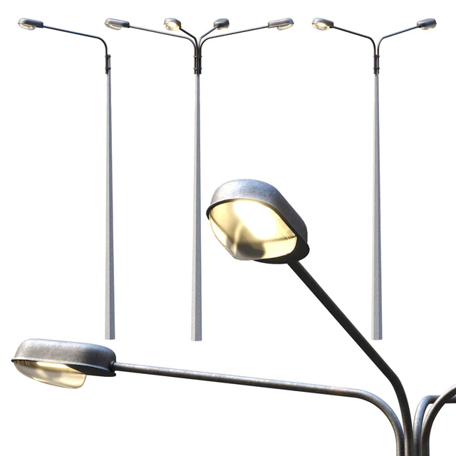 Collection Road Street Lights / Набор дорожных фонарей — Скачать