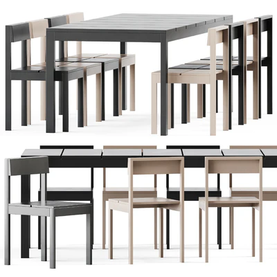 Table and Chair Na Xemena by Gandia Blasco / Outdoor furniture — Ver 1