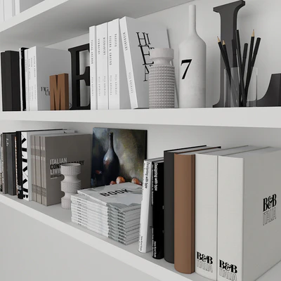 decorative set with books — Ver 3