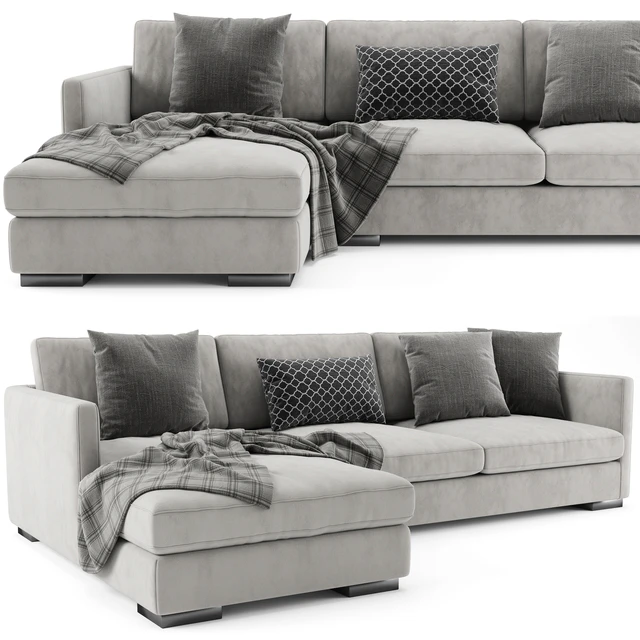 Meridiani Belmon Chaise Longue — Скачать