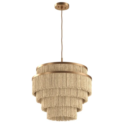 Julia Tiered Fringe Chandelier — Вид 1
