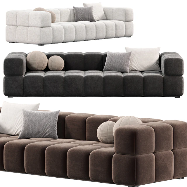 Thomas Long Module Sofa with Corner Backrest — Скачать