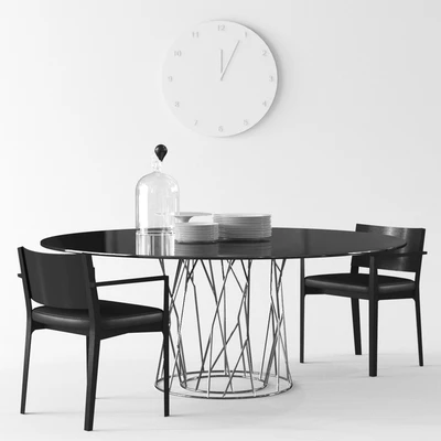 Porro Synapsis table and Como chair — Ver 1
