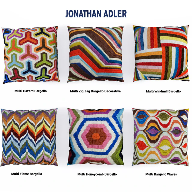 Jonathan Adler pillows red set. — Скачать