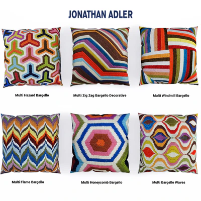 Jonathan Adler pillows red set. — Скачать