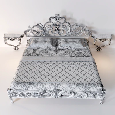 Bed Silvano Grifoni Letto 2321 — Ver 3