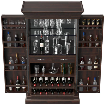 Home Bar Cabinet — Ver 3