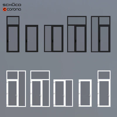 Aluminum doors Schuco — Ver 2