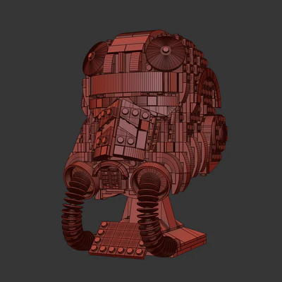 Lego Star Wars Helmet TIE Fighter Pilot — Вид 3