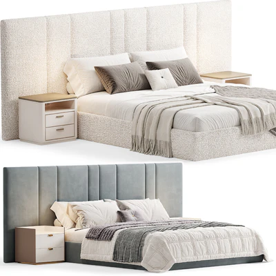 Futuro Bed with wide Headboard By Sensorsleep — Вид 3