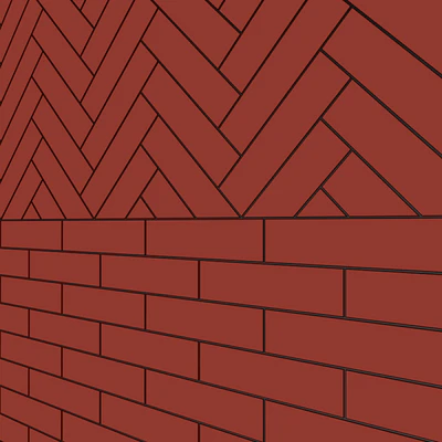 Opal Collection Rustic Style Ceramic Tiles 7.5 × 30 Brick — Ver 5