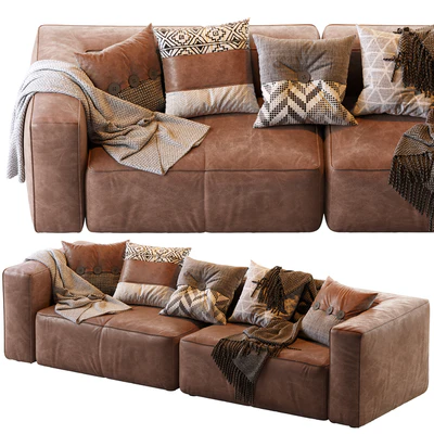 Мello Taos Brown Right Arm Corner Sectional — Вид 2