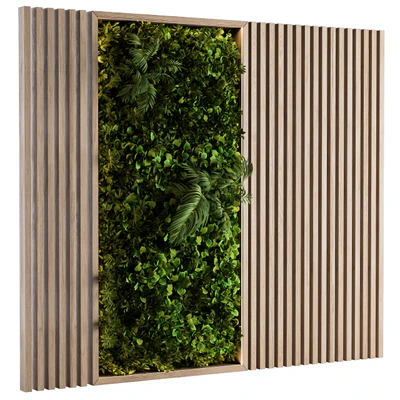 Wooden Vertical Garden - Wall Decor — Ver 1