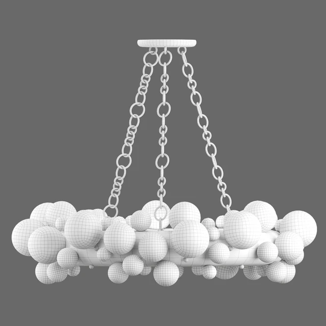 1st DIBS Bubble Ring Rock Crystal Chandelier by Phoenix — Descargar