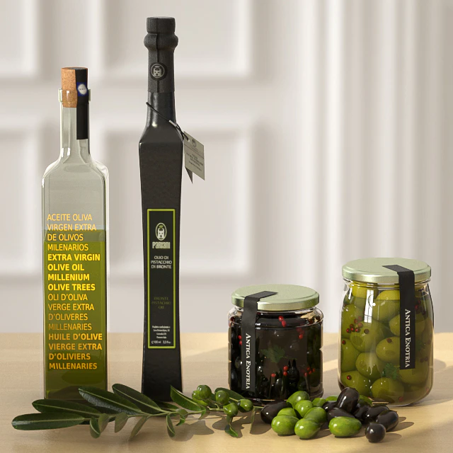 Olive and Oil set — Скачать