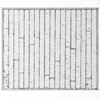 Antler Silhouette Wall Panel, картина, настенный декор, панно из досок, деревянный декор, доски, деревянная стена, панель, рейки — Вид 3