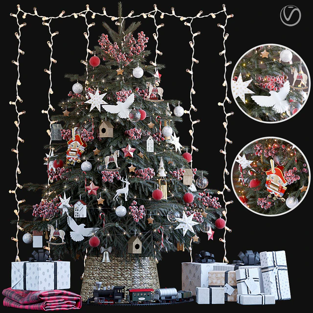 Christmas Tree 6. Vray — Descargar