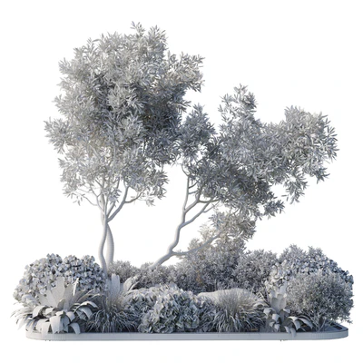 Collection outdoor indoor 62 pot plant & tree & bush & fern the garden pot — Ver 3