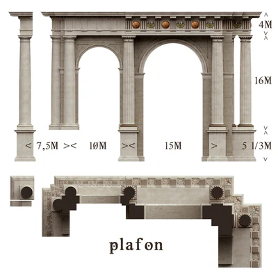 Doric Order Vignola Column — Ver 3