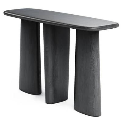 ANTHROPOLOGIE Kalle Sculptural Oak Console — Ver 2