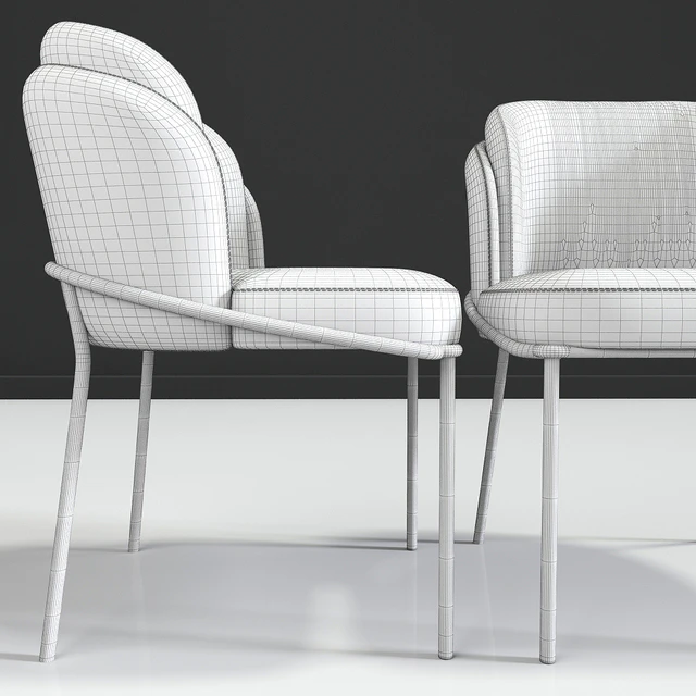Minotti Fil Noir Dining Chair — Descargar