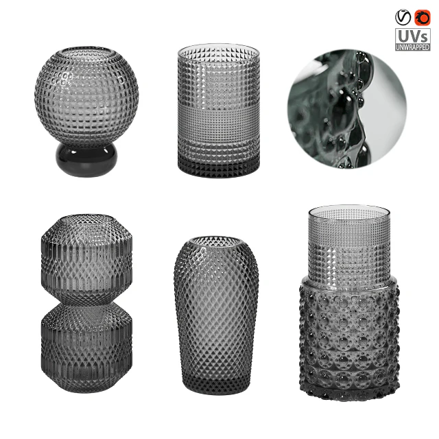 Стеклянные вазы Specktrum — Скачать