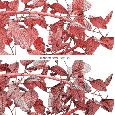 Glazed Leaves Led Chandeliers — Ver 4