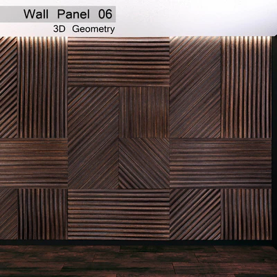 Wall Panel 06. 3D Geometry — Скачать