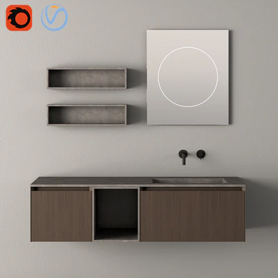 Modern Bathroom Cabinet | No. 085 | Rexa design — Ver 1