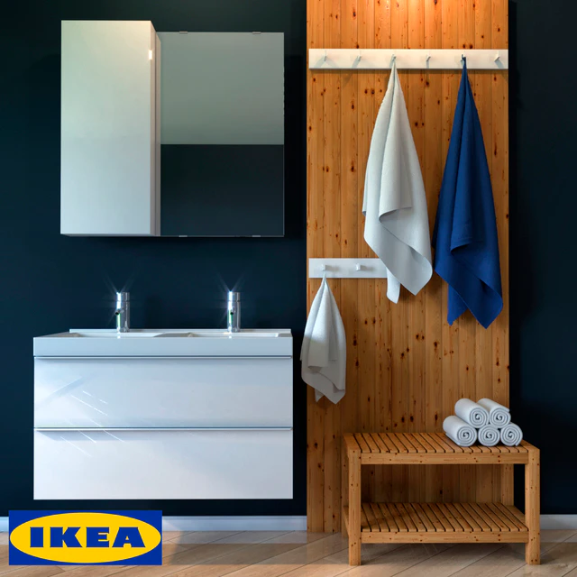 Bathroom furniture IKEA room — Descargar
