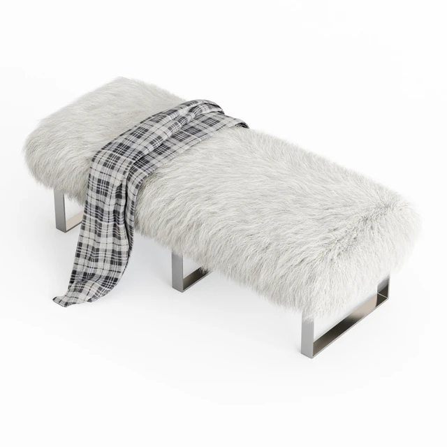 Mongolian Fur Bench 03 — Descargar