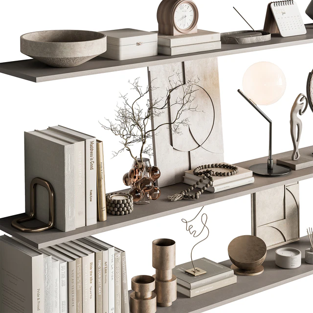 Decorative Set on Shelves 146 — Скачать