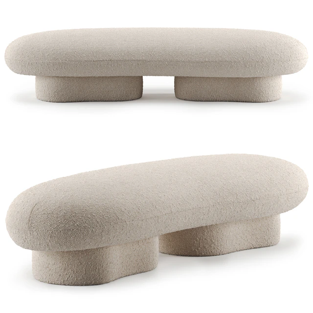 Jami Boucle Bench by Crate & Barrel — Descargar