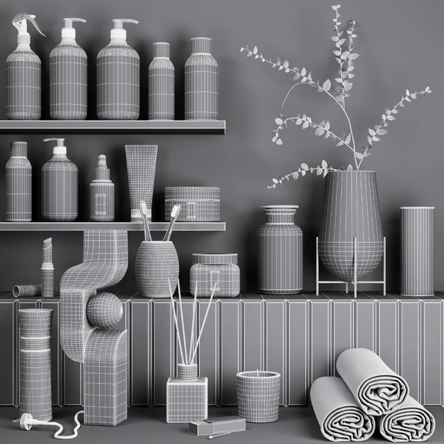 bathroom accessories 02 bondiwash — Скачать
