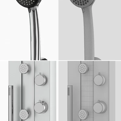 Hydromassage panels Ravak set 21 — Ver 2