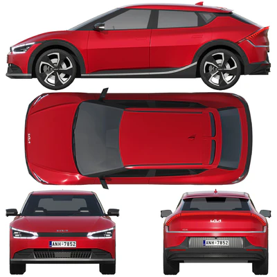Kia EV6 AIR 2022 — Вид 3