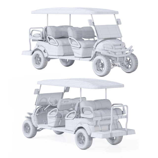 Realistic Golf Club Car — Скачать