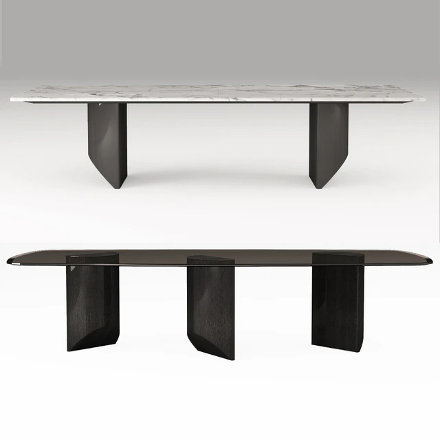 Wedge Dining Table Minotti — Скачать