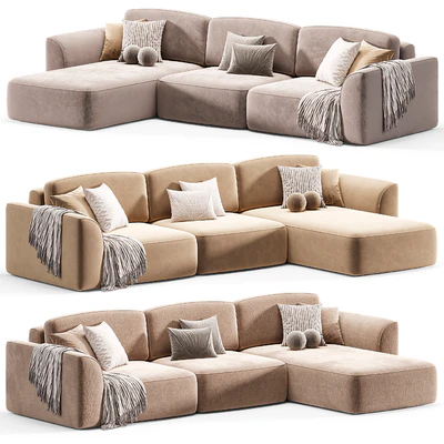 KING SE chenille Sofa 3 — Ver 2