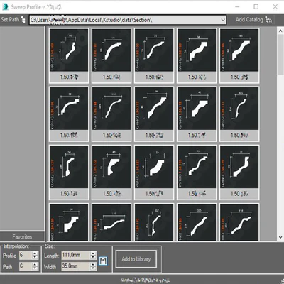 Set of cornices Europlast 13 — View 2