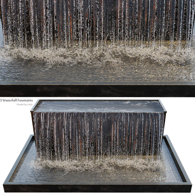Waterfall fountains Grand Cascade — Скачать