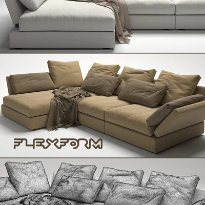 Flexform Sunny Sofa — Ver 3