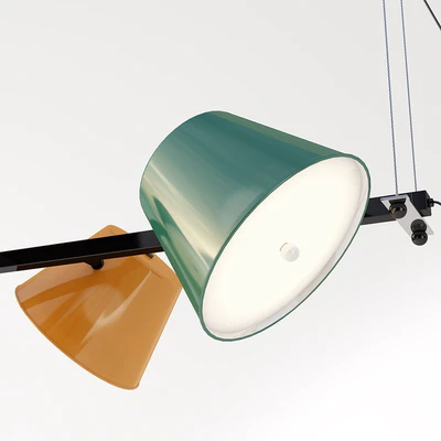 Ceiling chandelier "TINS". — Ver 2