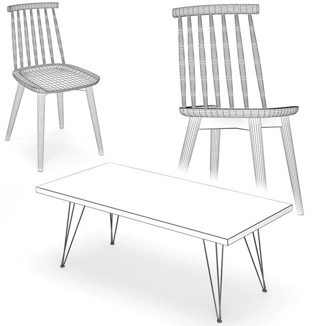 Dining Table 150 — Скачать