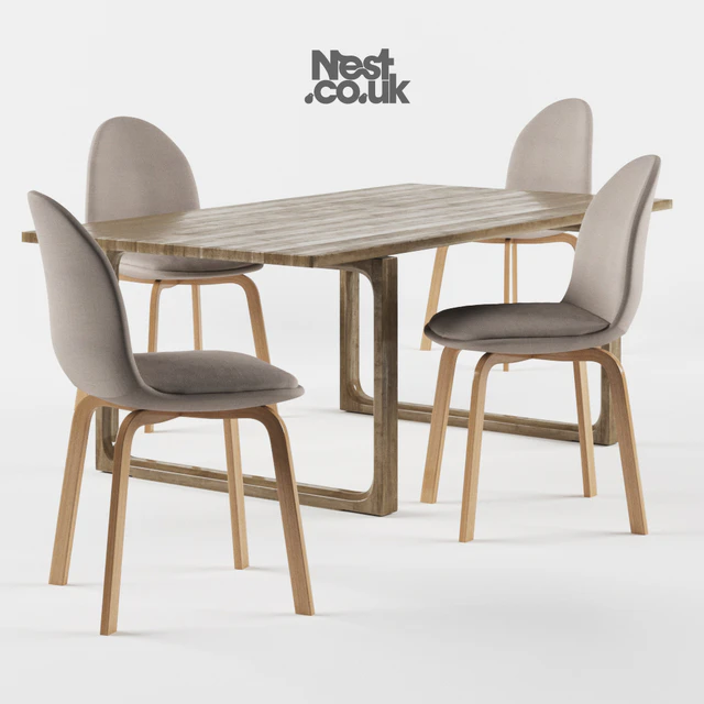 Fritz Hansen Sammen Chair and the table — Descargar
