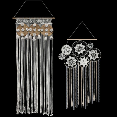 Macrame set. Dream Catcher. 2 models — Ver 1