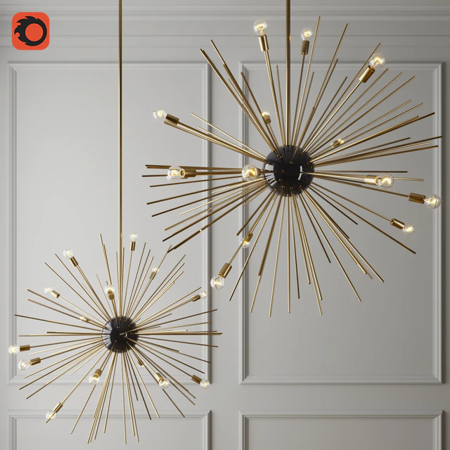 pendant lamp Sputnik — Descargar