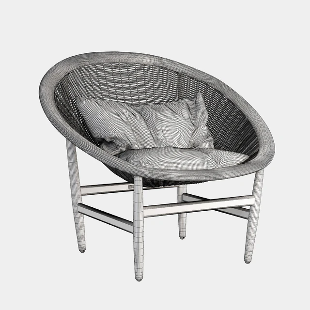KETTAL  Indoor Basket armchair — Скачать
