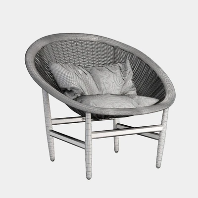 KETTAL  Indoor Basket armchair — Вид 3