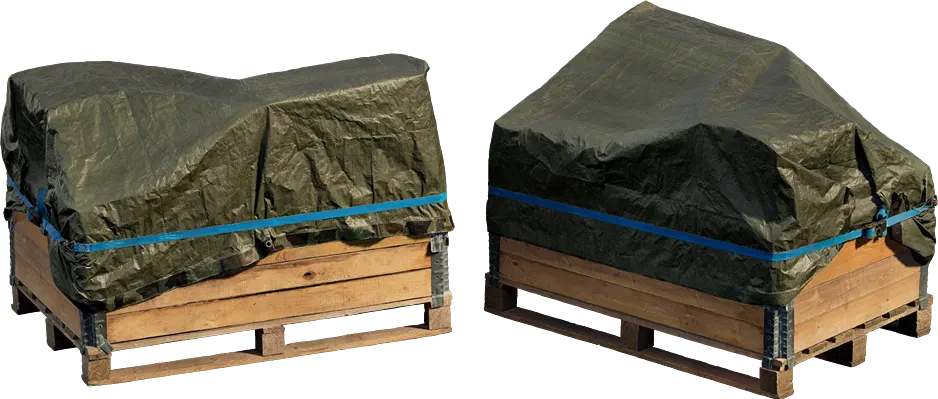 industrial junkyard storage pallet wood tarp 001 — Скачать